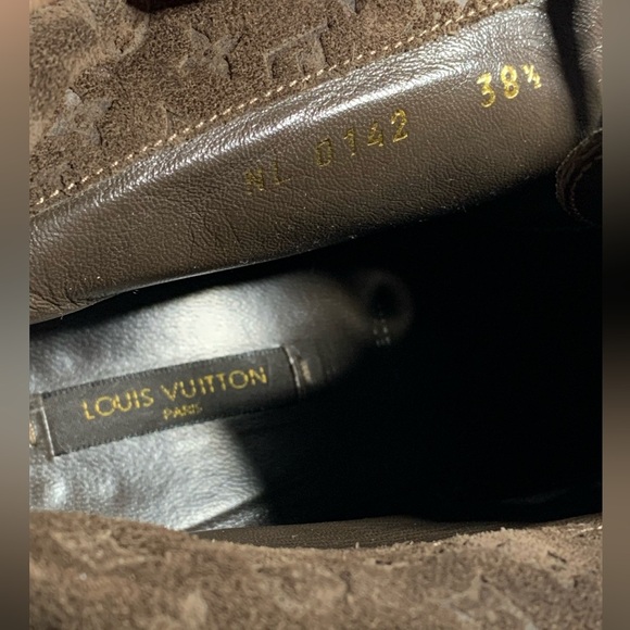 Louis Vuitton heeled wedge booties size 38.5 - Picture 6 of 7